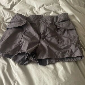 Grey Cargo Shorts